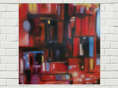 Art-Shop24 | Klaus Weyers | Container 2 | 100 x 100 cm | 1200 €