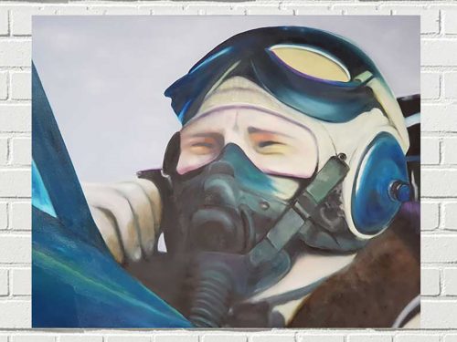 Art-Shop24 | Klaus Weyers | Der Pilot | 80 x 100 cm | 1700 €