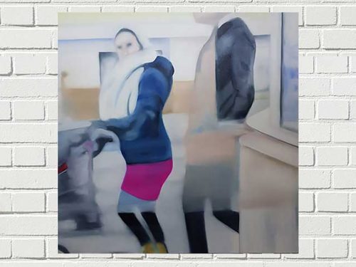 Art-Shop24 | Klaus Weyers | Im Vorbeigehen | 100 x 100 cm | 1300 €