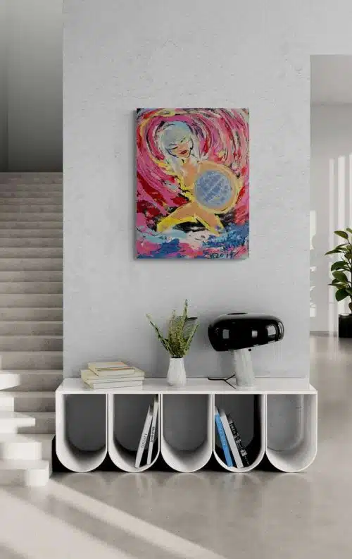 Kiddy Citny - viva la vida, Acryl, auf Leinwand, 80 x 60 cm - Art Shop24